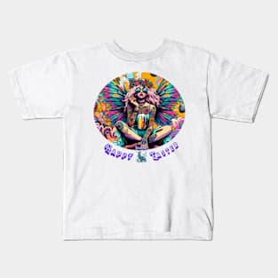 Psychedelic Swampfairy Easter Kids T-Shirt
